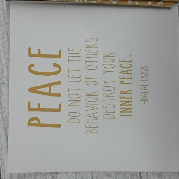 Peace Gift Necklace Gift Card Set Chain Necklace With Gift Holder Gold - Picture 2 of 5